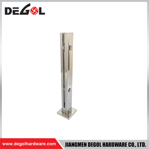 DR70 ainless steel foot fixing clip no drilling swimming pool clip staircase column balcony railing handrail base glass clip