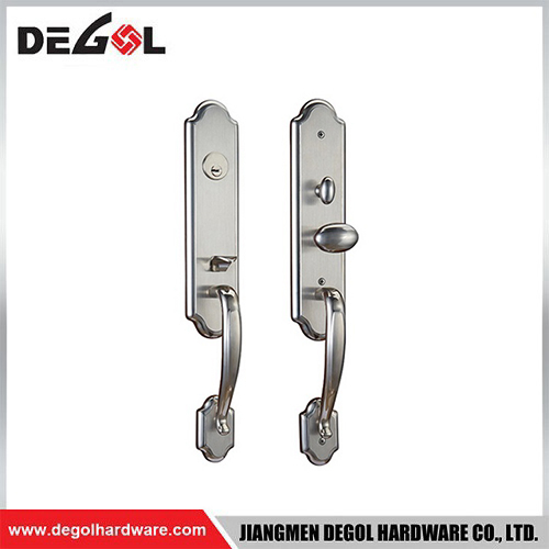 DDL1010 Full Set Stainless Steel Privacy Door Security Entry Lever Hotel Door Handle Locks