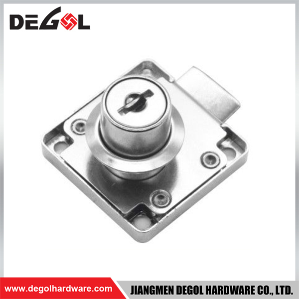 DL008 Furniture Hardware Drawer Lock Side Mounting Drawer Lock with Key