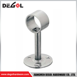 WF1028 Stainless Steel and Zinc Hanging Tube Furniture Steel Flange for Wardrobe Rail
