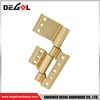 WHS1055 Gold Weather-Resistant Aluminum Hinges for Exterior Windows