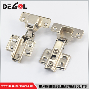 CH104F slide on overlay 4 hole with conventional Automatic Closing Cabinet Hinge Soft Close Frame Hinge Adjustable Hinge for Door