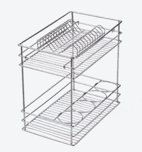 CPB18 Kitchen Cabinet Pull-out Baskets Are Used for Kitchen Storage
