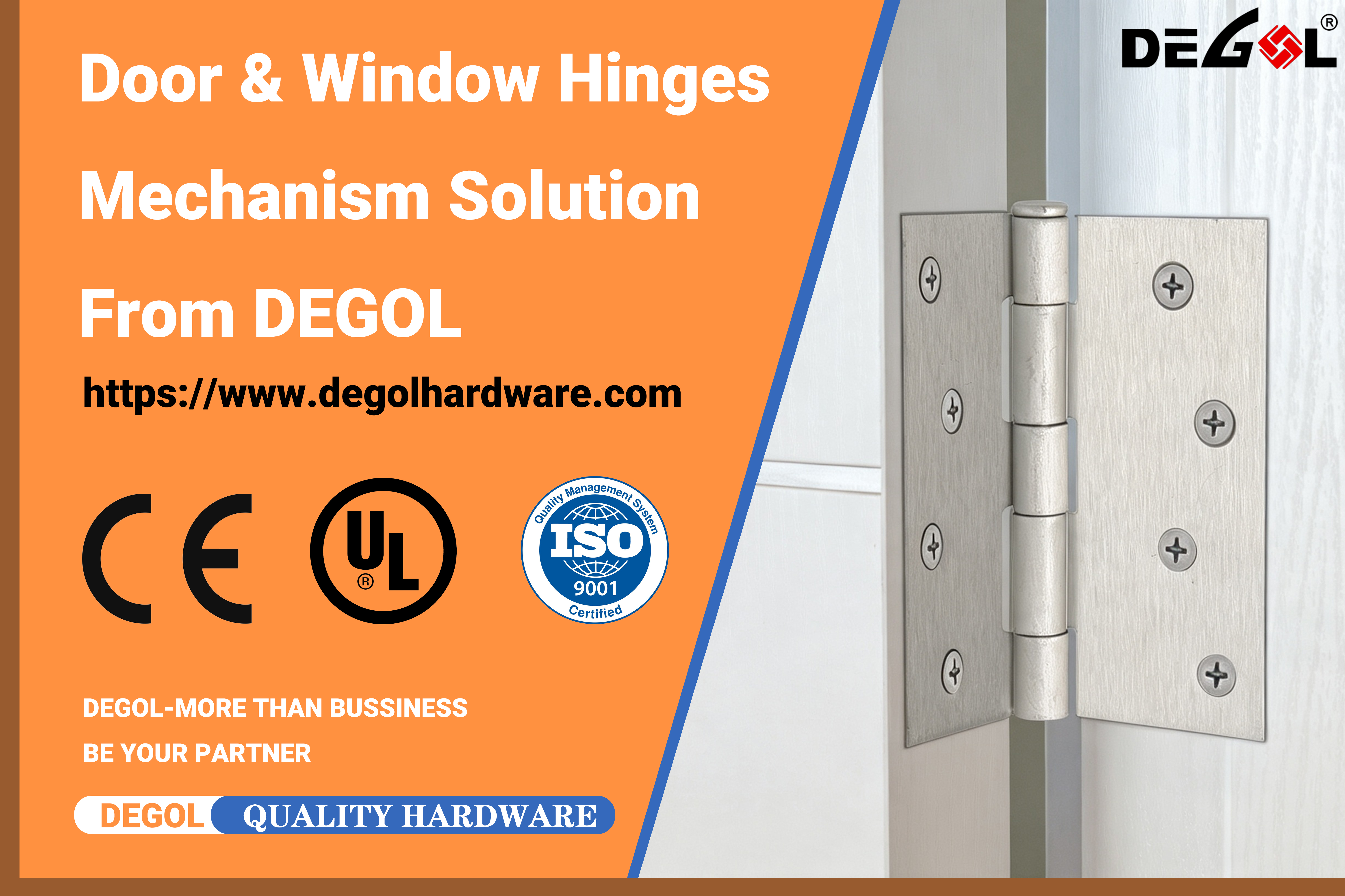 Different Types of Hinges for Doors and Windows