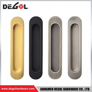 Oval Concealed Handle Unique Shape Improve Aesthetic Of Household Cabinet Door