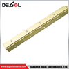 Integrated Steel Continuous Hinges Long Piano Hinge For Exhibition Cabinet Use