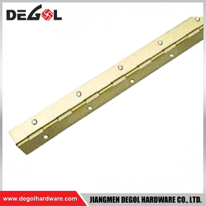 Integrated Steel Continuous Hinges Long Piano Hinge For Exhibition Cabinet Use