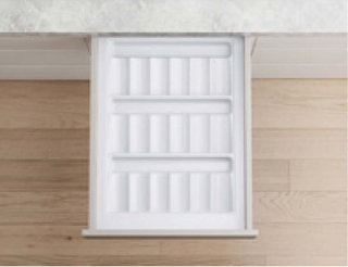CT-400E Classical Tray with fixed slots to fit to the drawer width 