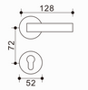 Premium Zinc-Aluminum Door Lever, Smooth Touch, Long-Lasting Performance