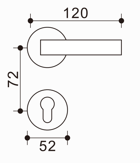 Exquisite Zinc-Aluminum Door Handle, Quality Alloy, Refine Your Door Style
