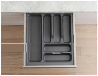 CT-500C Classical Tray with fixed slots to fit to the drawer width 