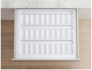 CT-600E Classical Tray with fixed slots to fit to the drawer width 
