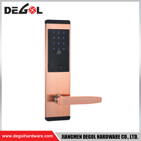 SML65 Zinc Alloy Door Handle Smart Lock Matt Black/ Satin Silver