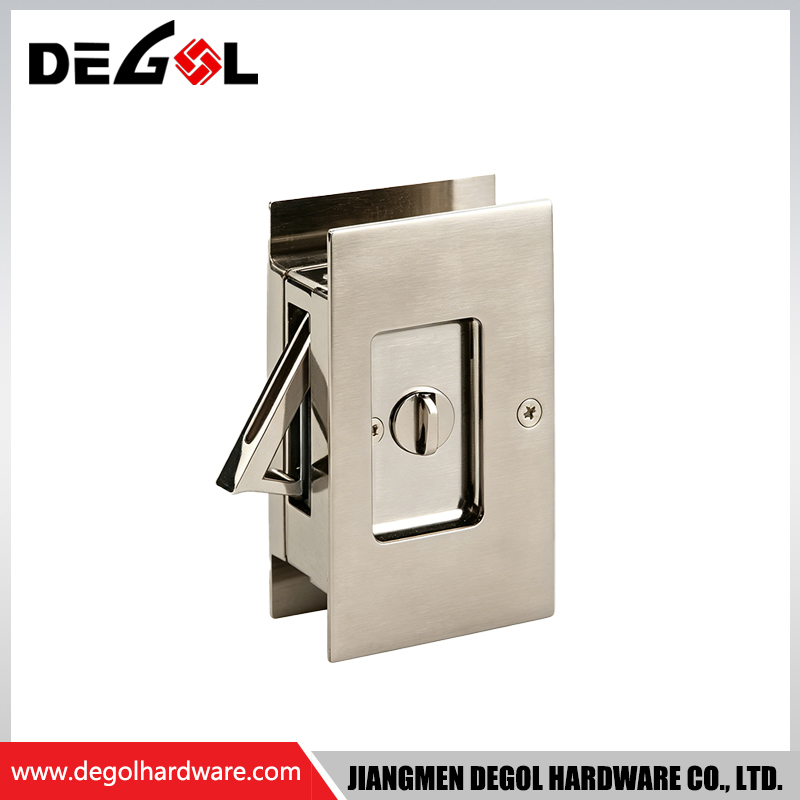 Integrated Finger Pull Sliding Pocket Lock Two In One Design For Household Door Parts