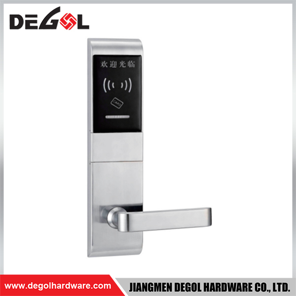 SML119 Zinc Alloy Door Handle Smart Lock Matt Black/ Satin Silver