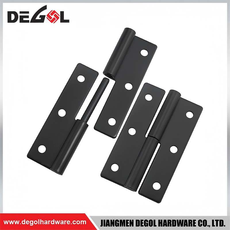 Radius butt hinge lift off