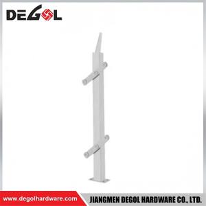 Square Post And Glass Matching Combination For Indoor Outdoor Balcony Railing Fittings