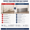 Stainless Steel Door Kick Plate Heavy‑Duty Bottom Protection Plate For Commercial & Residential Doors