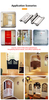 China Factory Direct Automatic Door Spring Hinge with Self Closing Function