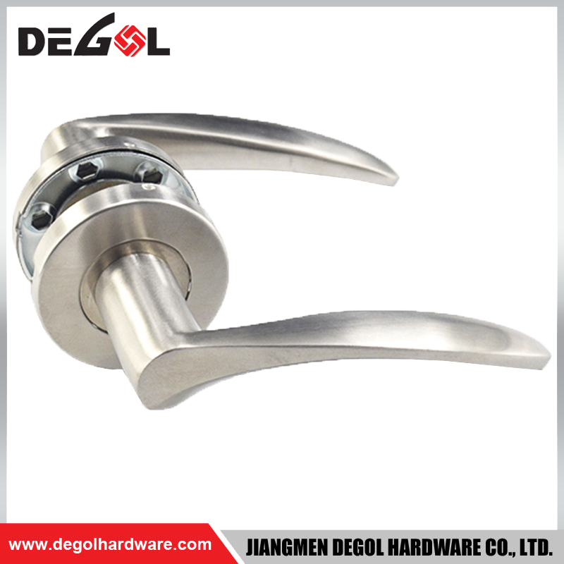 LH1072 Stainless Steel Heavy Duty Solid Lever Type Self Locking Door Handle