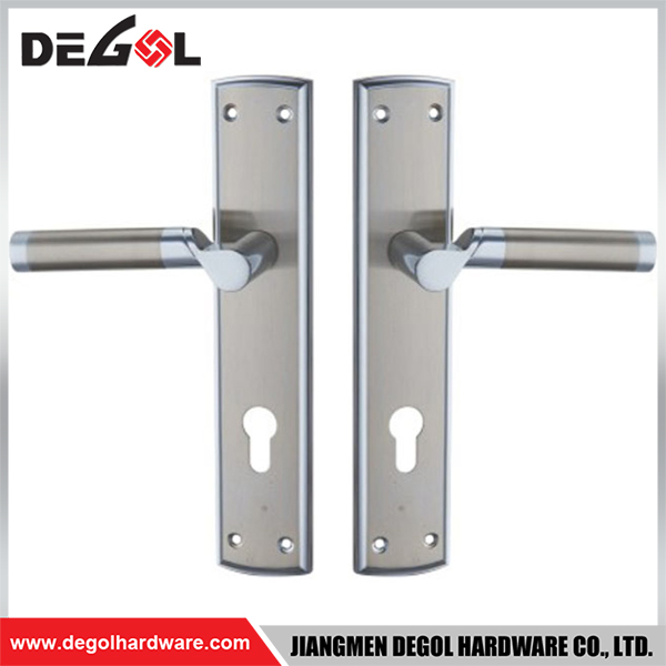 BP1007 luxury design stainless steel solid lever door handle cover plates