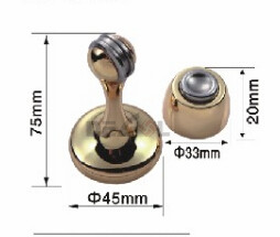 New design and popular stainless steel sliding door Stop mounted