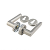 Hot sale stainless steel solid lever commercial passage heat resistant handle for door
