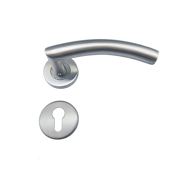 German style good quality stainless steel led light handle for Turschnalle
