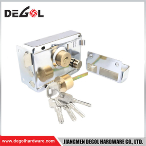 RL03 Single Cylinder Rim Lock Heavy Duty Defender Security Door Lock Hardware