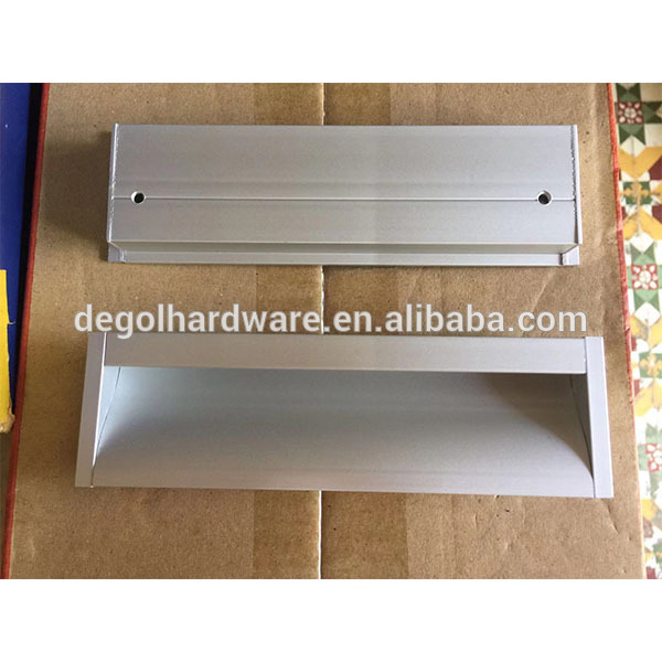 flush pull handle polished chrome