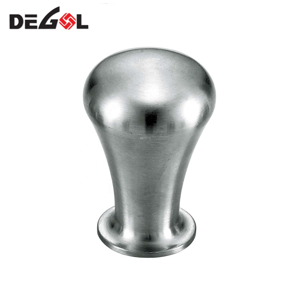 China wholesale stainless steel single hole furniture desk drawer handle and knobs