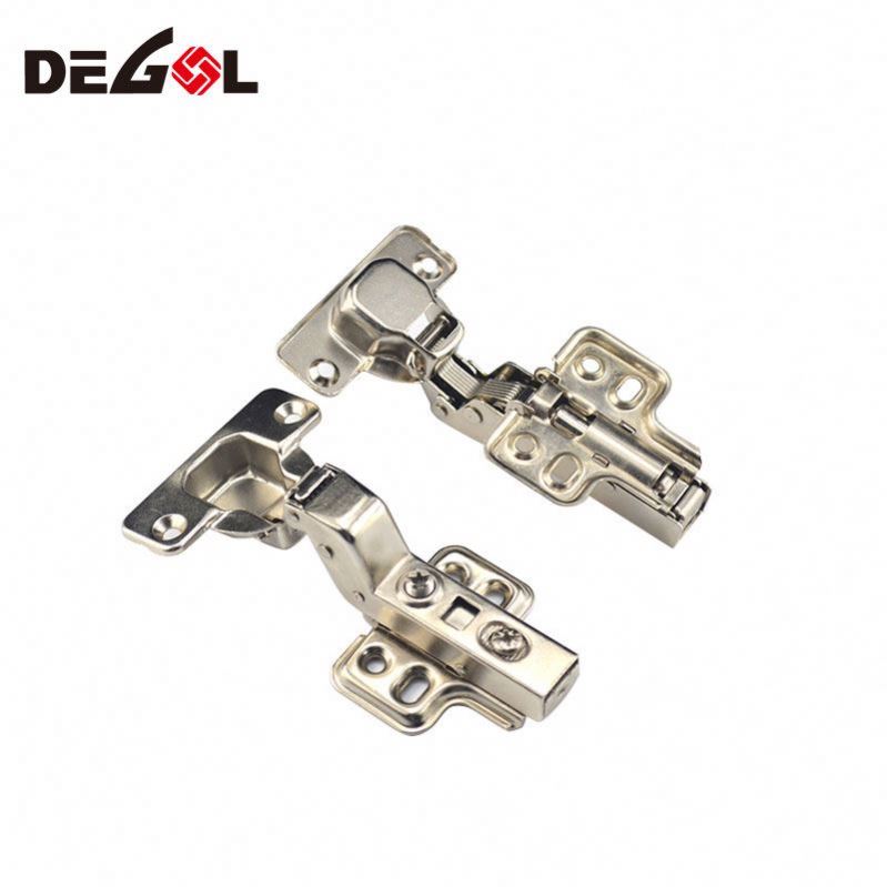 China factory price clip on iron full overlay hydraulic concealed removable cabinet hinge