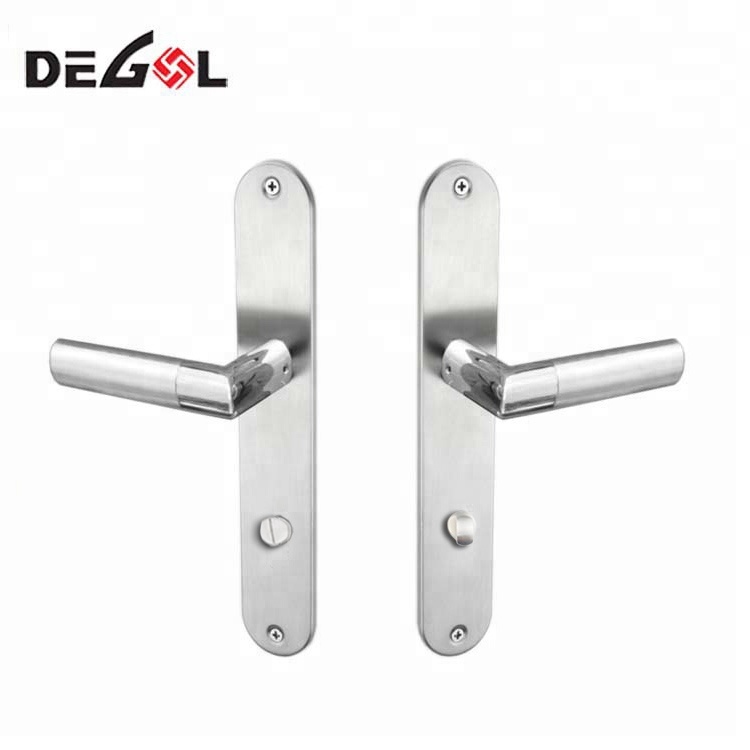 Front door door lock for apartment interior door plate handle
