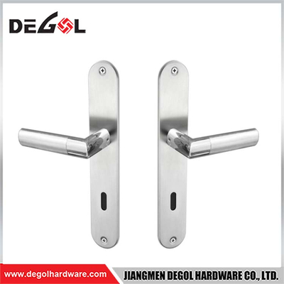 High Quality European Door Cover Lever Handle Lock On Plate