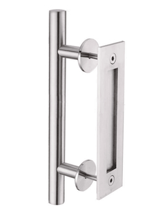 Manufacturer Supply Stainless Steel Durable New Product Single Side 2 Inch Backset Door Handle Push With Lock