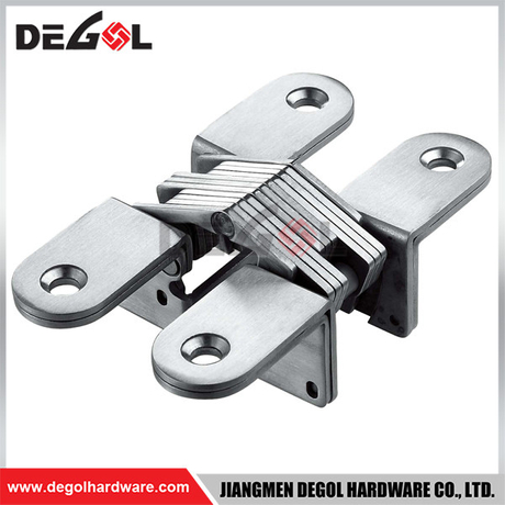 Invisible Door Hinges Adjustable Hinges Bright Chrome Zinc Alloy Butt Hinge