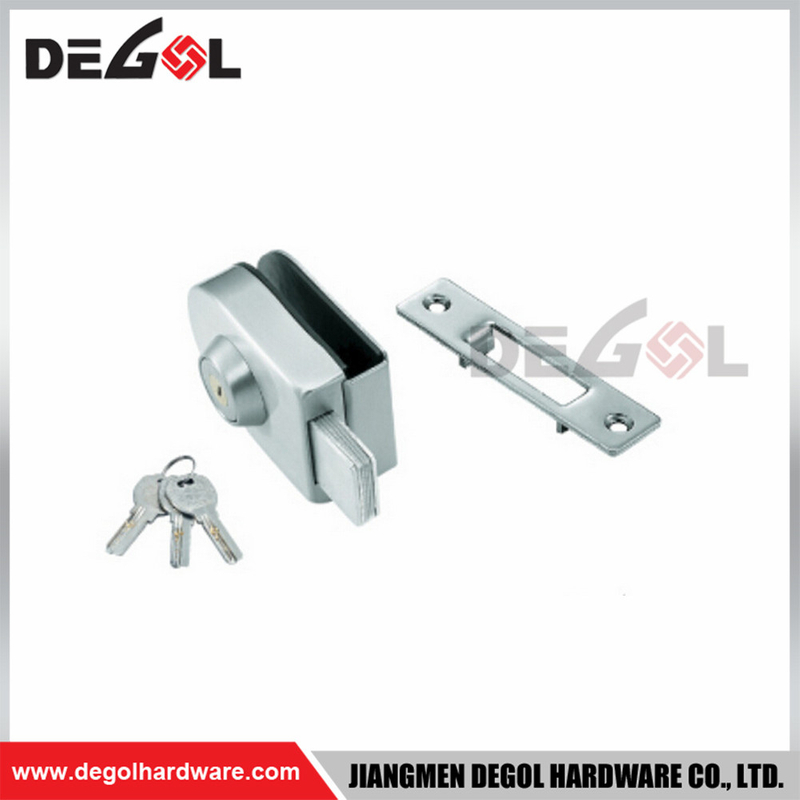 GL1025 glass door lock stainless steel commercial tempered frameless sliding house hotel