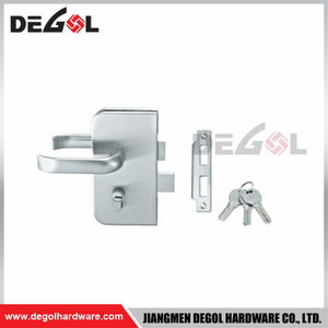 GL1029 glass door lock stainless steel commercial tempered frameless sliding house hotel
