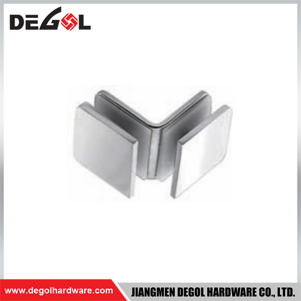 YC203 Glass Door Hingers Satin Chrome Black