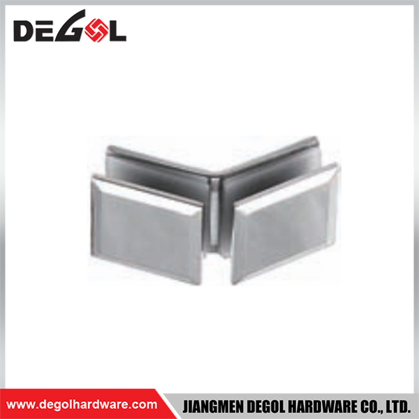 YC213 Glass Door Hingers Satin Chrome Black