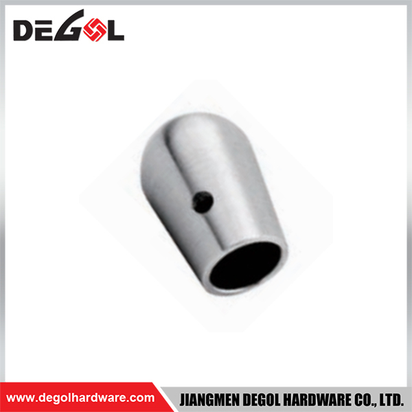 YA105 Handrail end fittings Satin Chrome Black