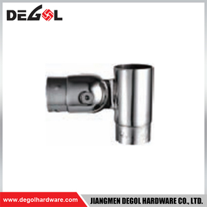 YA91 Handrail connecting fittings Satin Chrome Black
