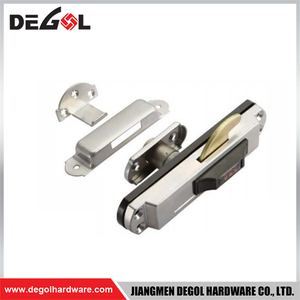 SL1036 Modern luxury Aluminium narrow 85 mmPassword Aluminum Sliding Door Lock Modern designed stainless steel sliding door lock with zinc material body 