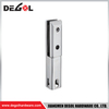 YD107 Pool Fence Base Support Satin Chrome Black