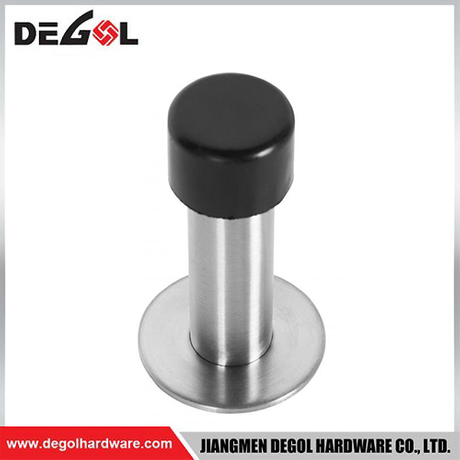 China 19*95mm Stainless steel adoored round tube door stopper for glass shower door