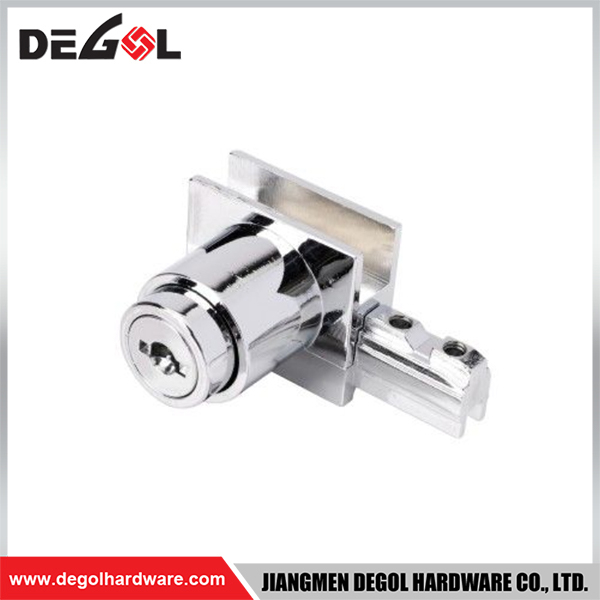 GDL0006 glass door lock steel commercial tempered sliding house hotel commercial 