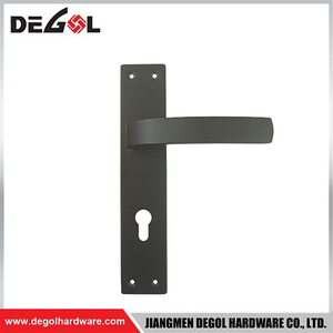 LP1007 High Quality Zinc Aluminum Square Door Lock Set Panel Handle Door Lock with Keys