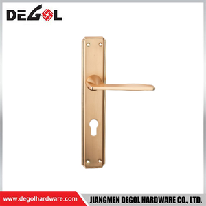 LP1015 High Quality Zinc Aluminum Square Door Lock Set Panel Handle Door Lock with Keys
