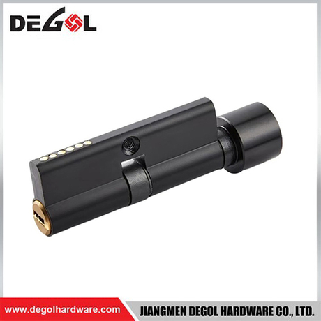 70mm Black zinc single open lock cylinder supplied in China——