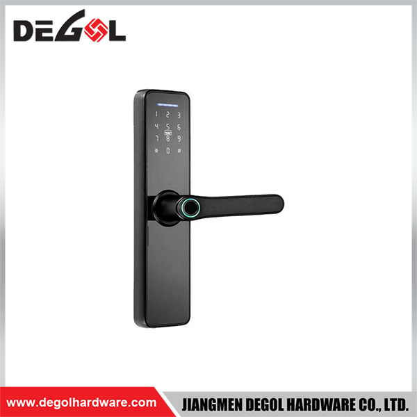 SML07 Zinc Alloy Door Handle Smart Lock Matt Black/ Satin Silver